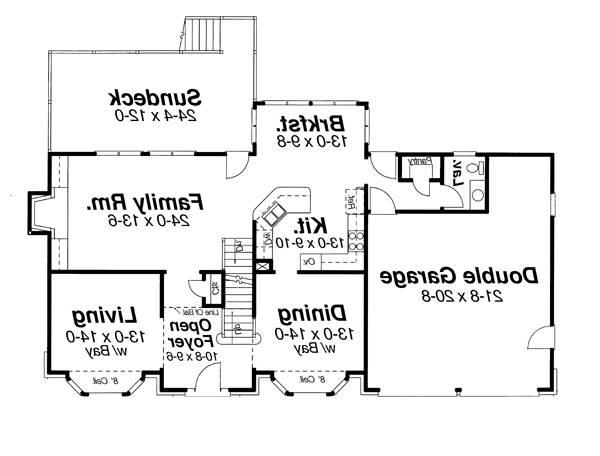First Floor image of HADDINGTON House Plan